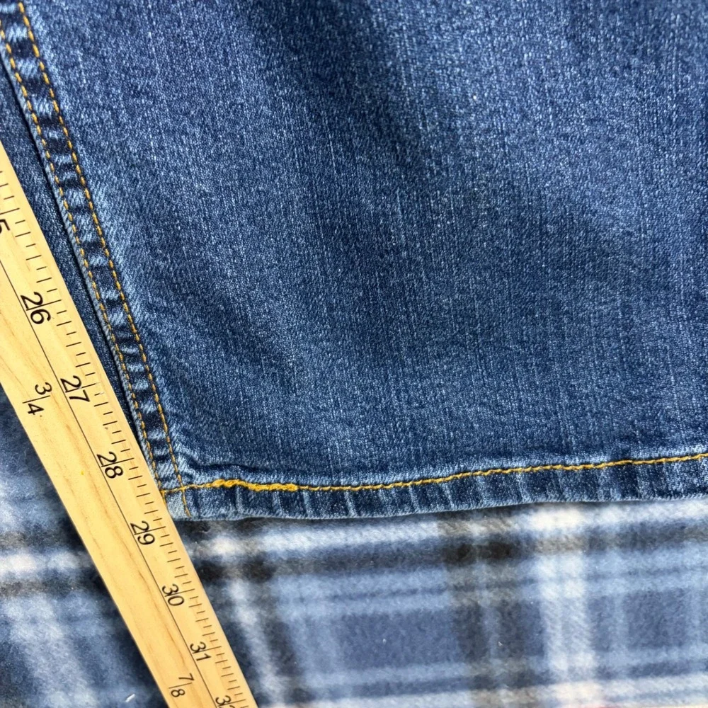 Levis 505 Regular Fit Straight Leg Jeans Mens 36x30 Medium Wash Blue 00505-1408